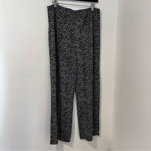 J Jill Womens Wearever Collection Smooth Fit relaxed wide Leg Pants